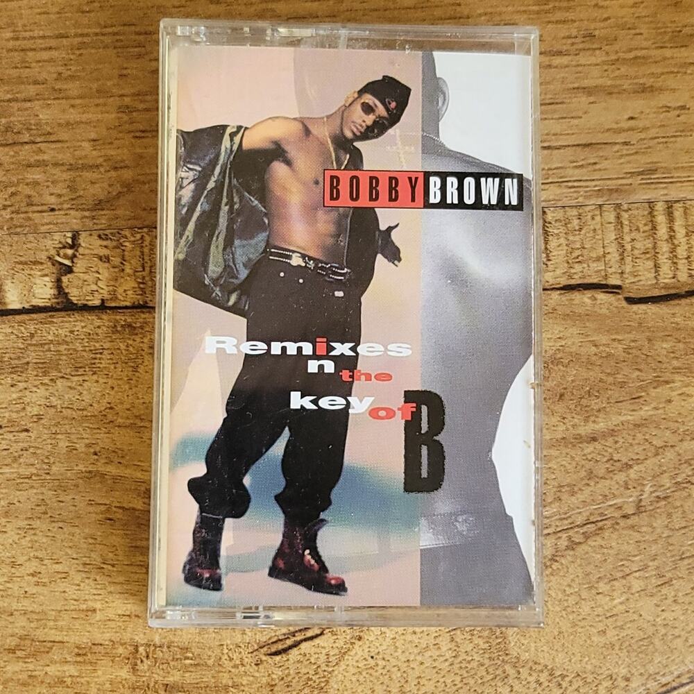 Vtg 1993 Bobby Brown REMIXES IN THE KEY OF B Cassette Tape